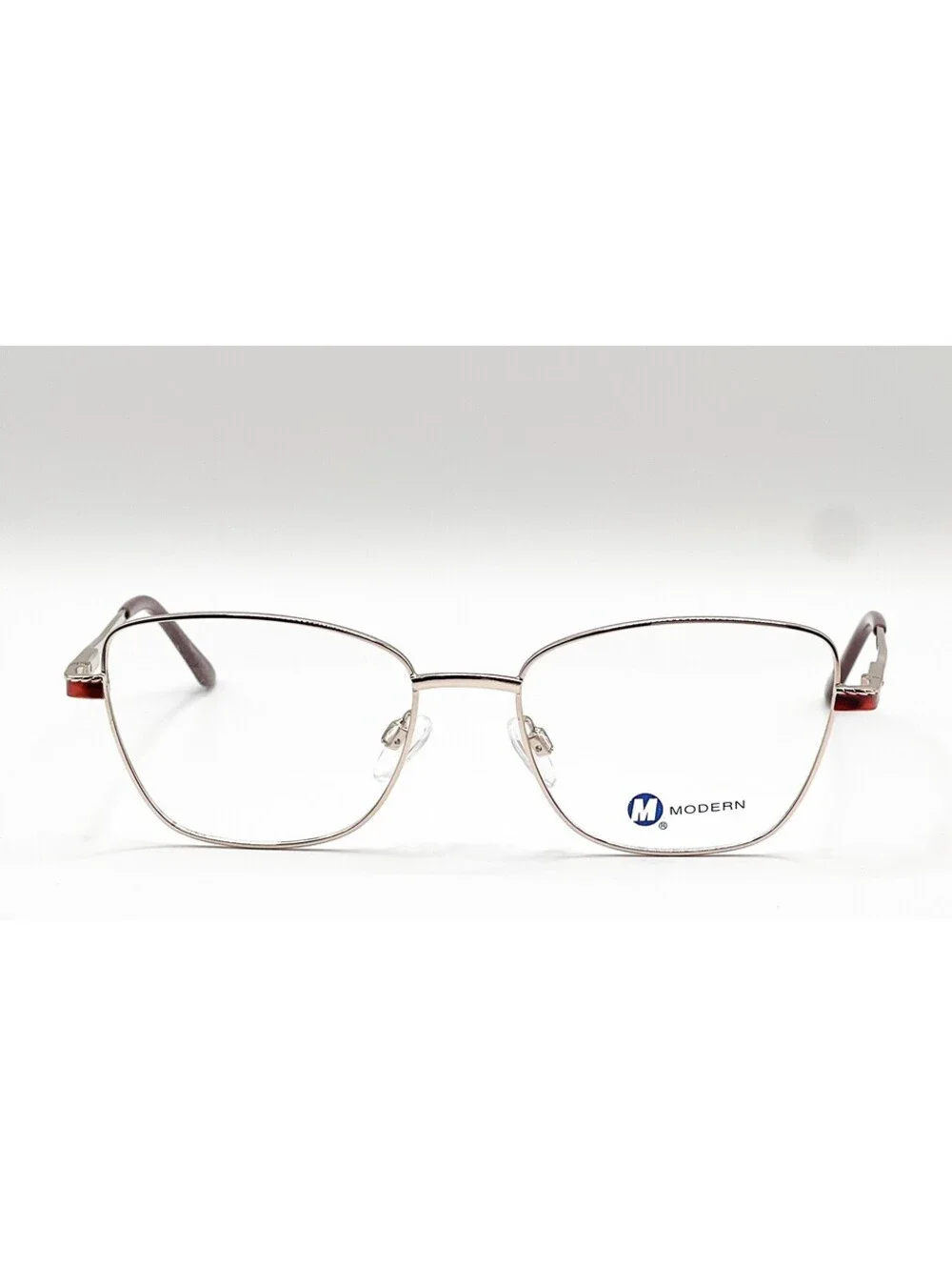 Modern Catherine Gold Red Cat Eye Authentic Eyeglass Frames 54-17-140